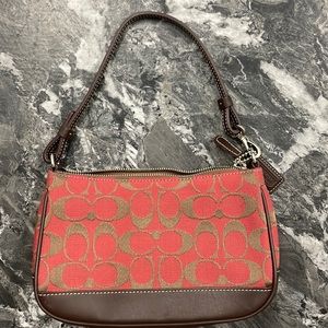 Coach 6094 Red/Brown Purse